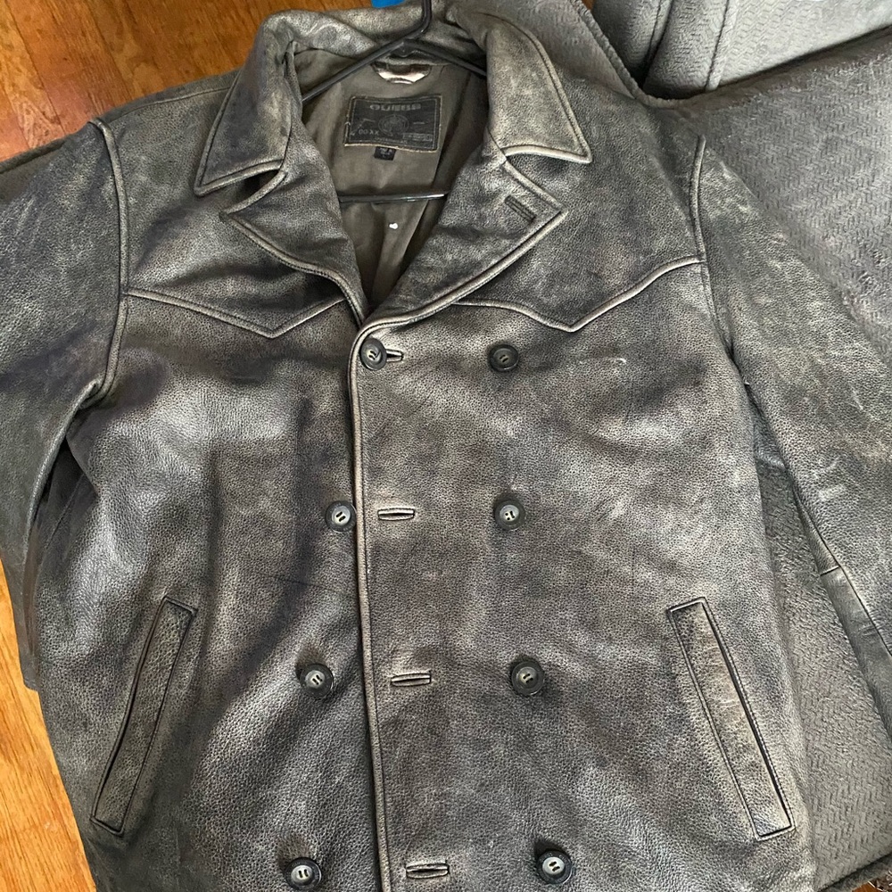 Vintage Leather Jacket—GUESS